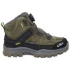 cmp Hiking Shoes KIDS KIRUNA FITGO LOW WP PIOMBO-ACIDO OLIVE