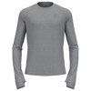 Camiseta odlo CREW LS X-ALP PW 115 Shadow Lime Melange GREY MELAN