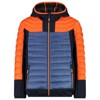 Giacca cmp HYBRID FIX HOOD arancio