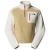 Polar Fleece the north face YUMIORI 1/4 ZIP Khaki Stone/White Dune