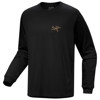 Camisola com capuz arc'teryx KRAGG COTTON LS M White Light / Black 24K BLACK