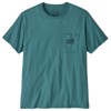 T-shirt patagonia FLYING FISH TIDES ORG POCKET T Wetland B