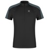 Majica s kratkimi rokavi montura HADE ZIP T-SHIRT B.Blue/Graphite Blue 9093