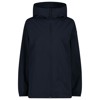 Parka cmp FIX HOOD BLACK BLUE