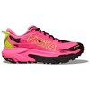 Sapatos De Caminhada Hoka Mafate 5 Neon Rose/Black