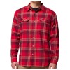 Chemise Columbia Stretch Flannel Mtn Red Trails