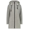 Dlouhá Bunda S Kapucí Cmp Woman Fix Hood Grey Mel