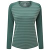 Maglietta mountain equipment REDLINE LS WMN'S TEE Vivid Stripe/Cosmos FERN STRIP