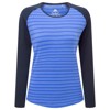 mountain equipment T-shirt REDLINE LS WMN'S TEE Vivid Stripe/Cosmos