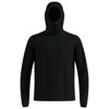 odlo Sweatshirt MID LAYER HOODY CUBIC Agate Gray BLACK