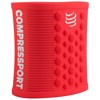 Rukávniky compressport 3D.DOTS Black/Red FLUO RED/W