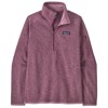 Fliskakna patagonia BETTER SWEATER 1/4 ZIP Dark Ruby LVT