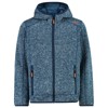  cmp Knit-Tech Jacket Kid MIDNIGHT-C