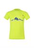  montura Valley T-shirt Kids Verde Lime/deep Blue 