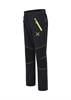 Calças Montura Hiking Pants Kids Nero/Verde Lime