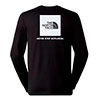  the north face M L/S REDBOX TEE TNF Black